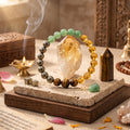 Money Magnet Bracelet 8MM – Crystal Bead Wealth & Prosperity Bracelet for Men & Women